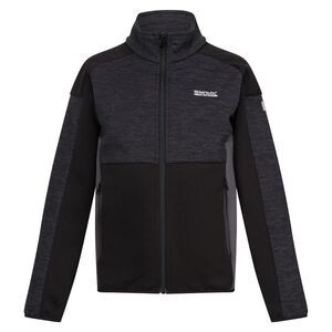 Regatta Childrens/Kids Highton III Fleece Jacket / Seal Grey/Black
